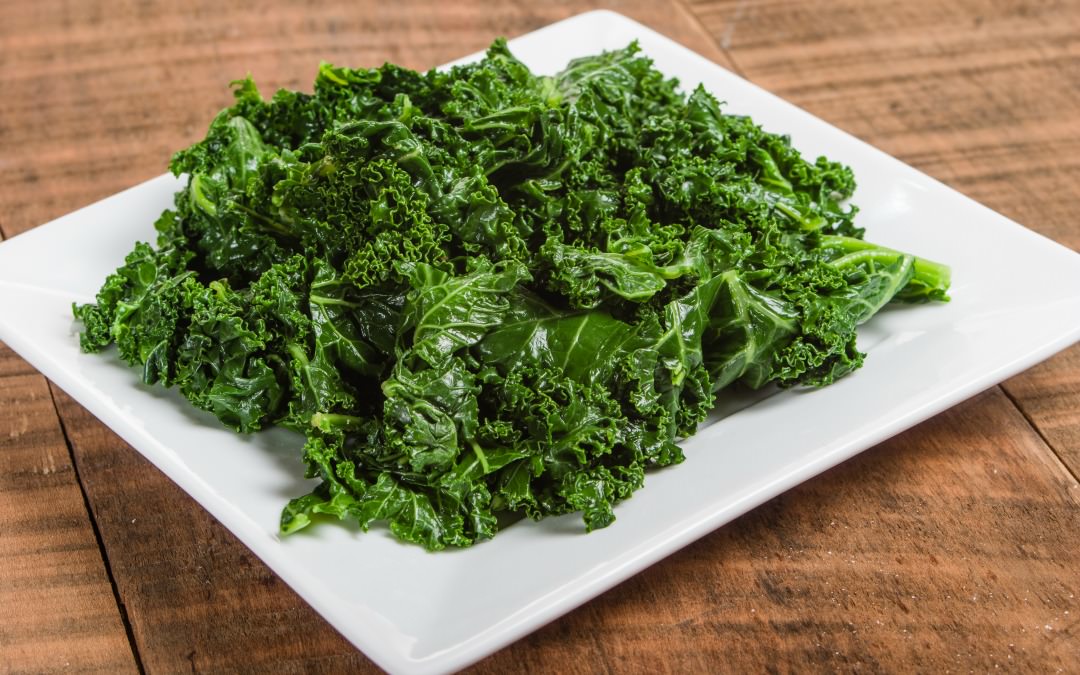 Braised Kale with Garlic and Capers