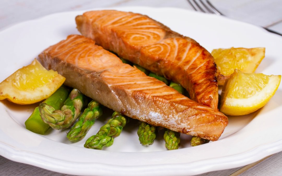 Broiled Ginger Salmon