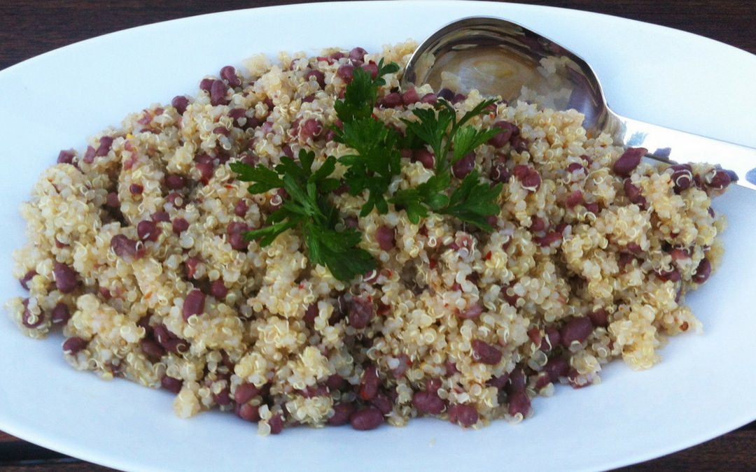 Chimichurri Quinoa with Aduki Beans