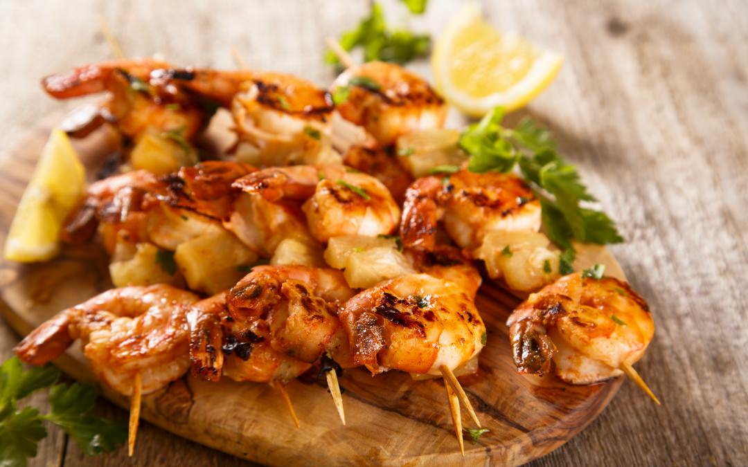Italian Grilled Shrimp Skewers